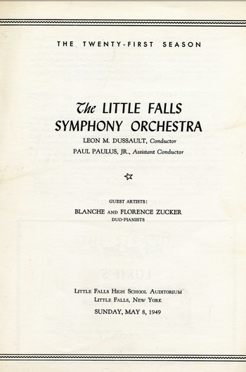 Little Falls Symphony Orchestra Collection