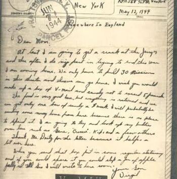 World War II Letters of Virgil Deyo